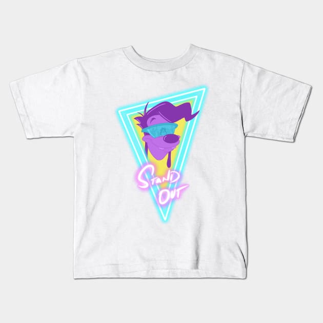 80’s Stand Out Kids T-Shirt by Leevie